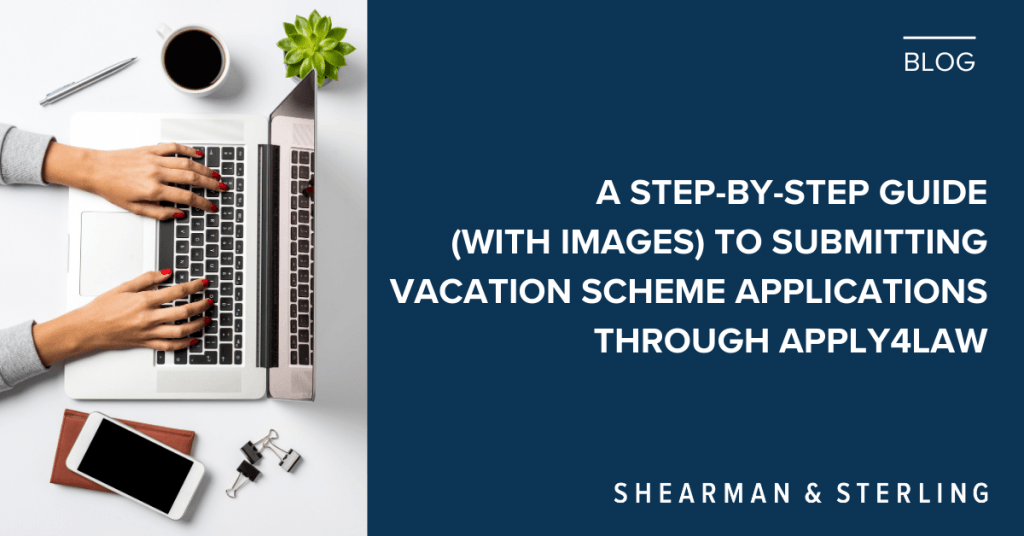 A step-by-step guide to applying for vacation schemes through apply4law