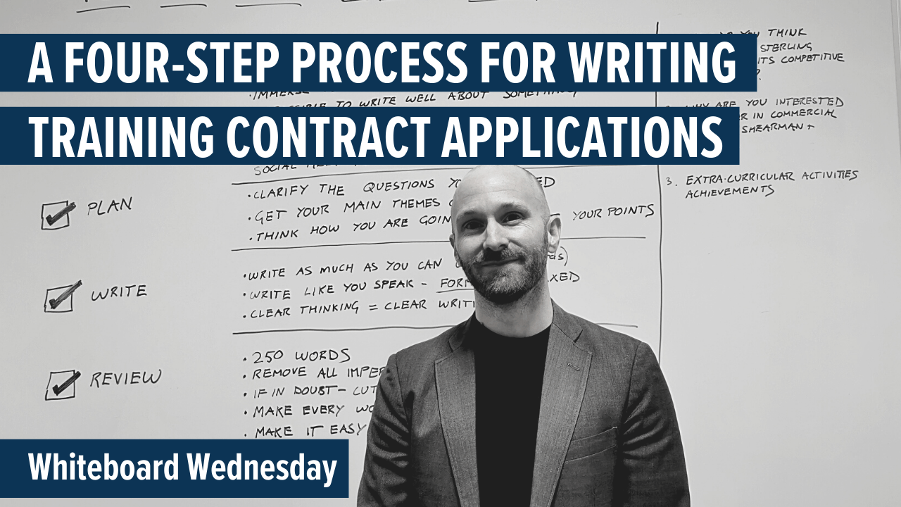 A fourstep process for writing training contract